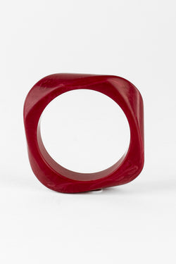 Resin Bangle - RB005 - Cerise