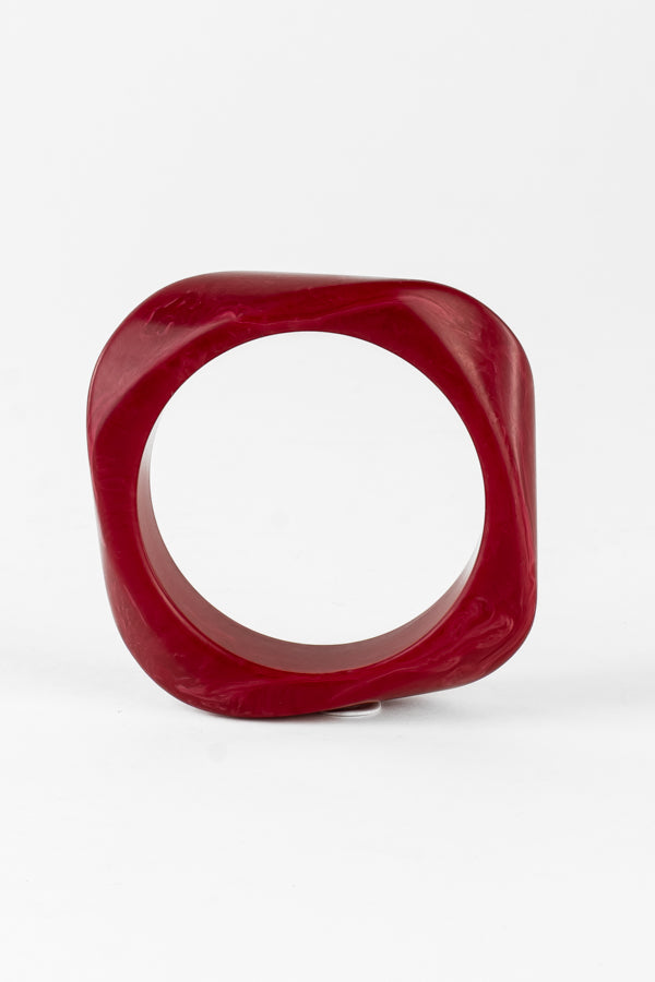 Resin Bangle - RB005 - Cerise