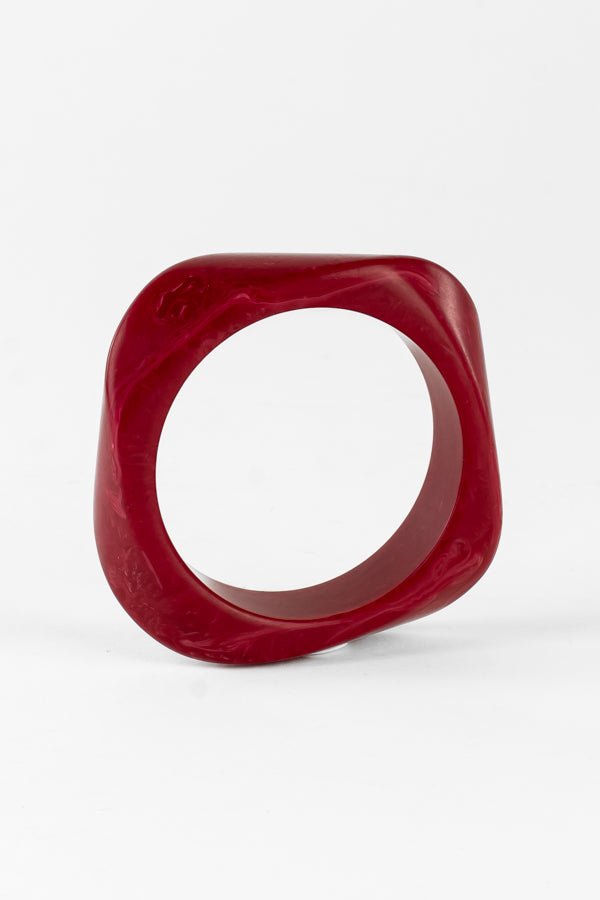 Resin Bangle - RB005 - Cerise