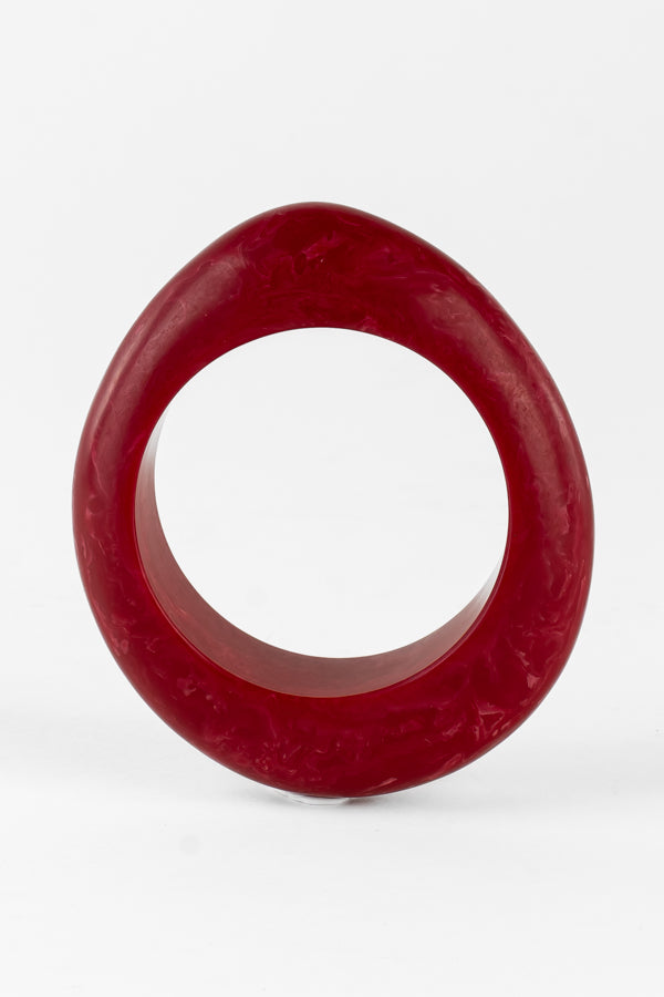 Resin Bangle - RB002 - Cerise