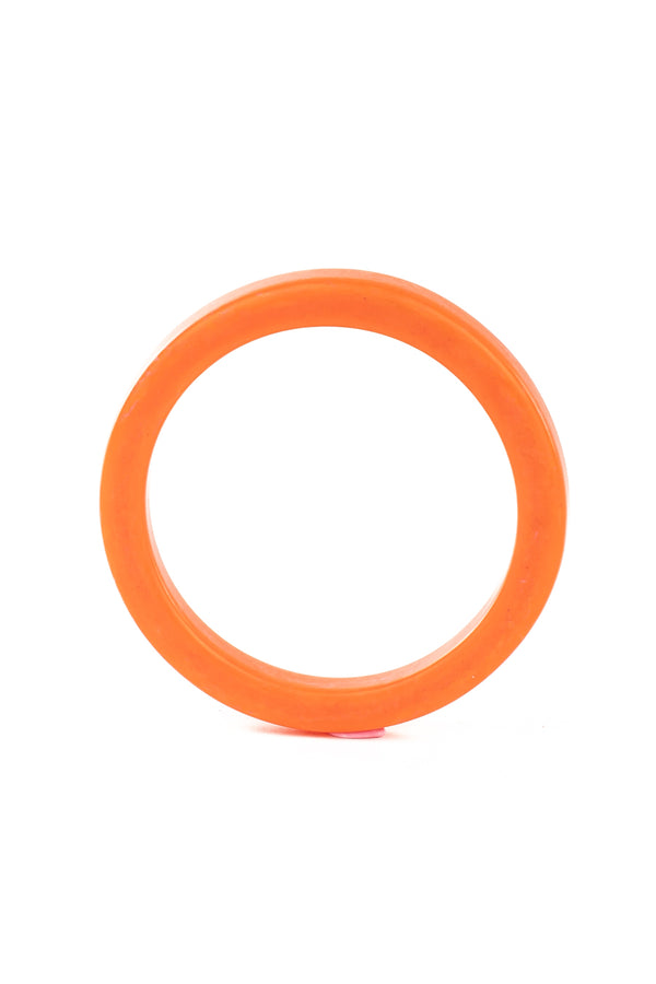Resin Bangle - RB003 - Orange Peel