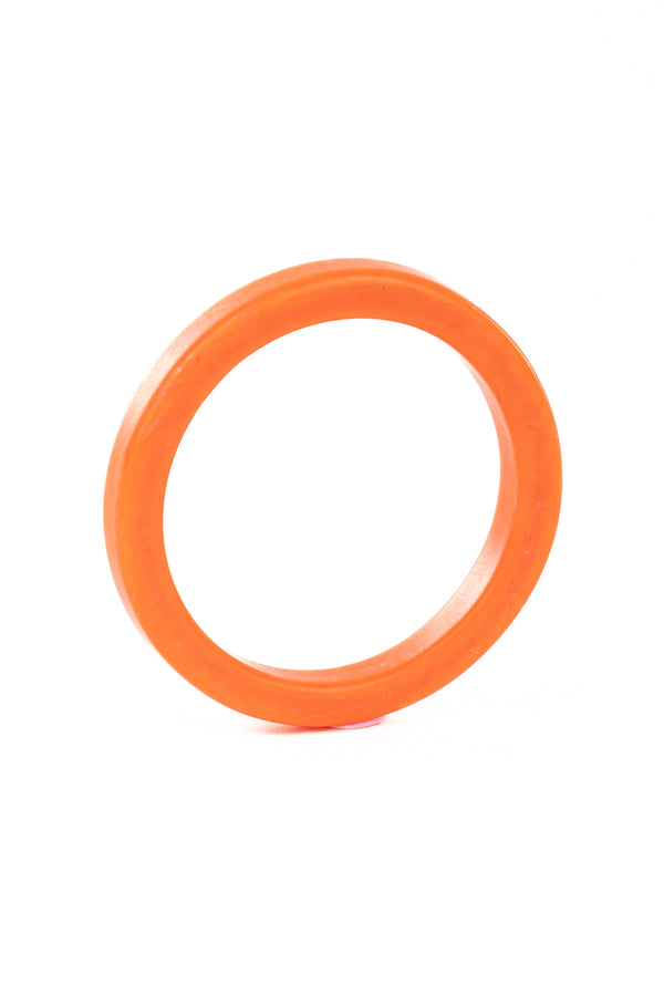Resin Bangle - RB003 - Orange Peel