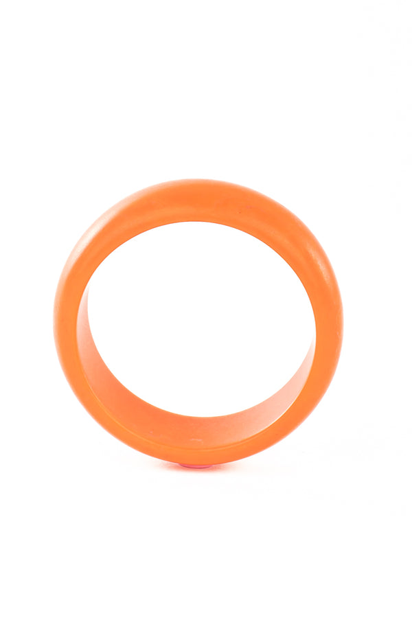 Resin Bangle - RB007 - Orange Peel