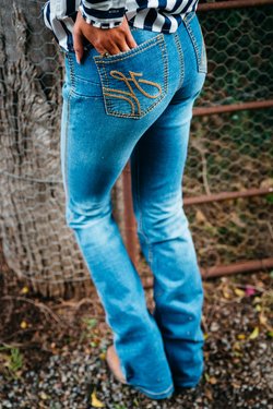 Ultra High Rise - SR2206 "Sacramento" Tan Stitch Jeans