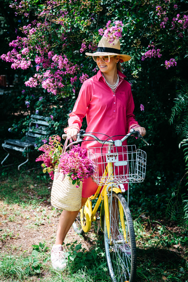 Shirt Dress - SD3-4 Hot Pink