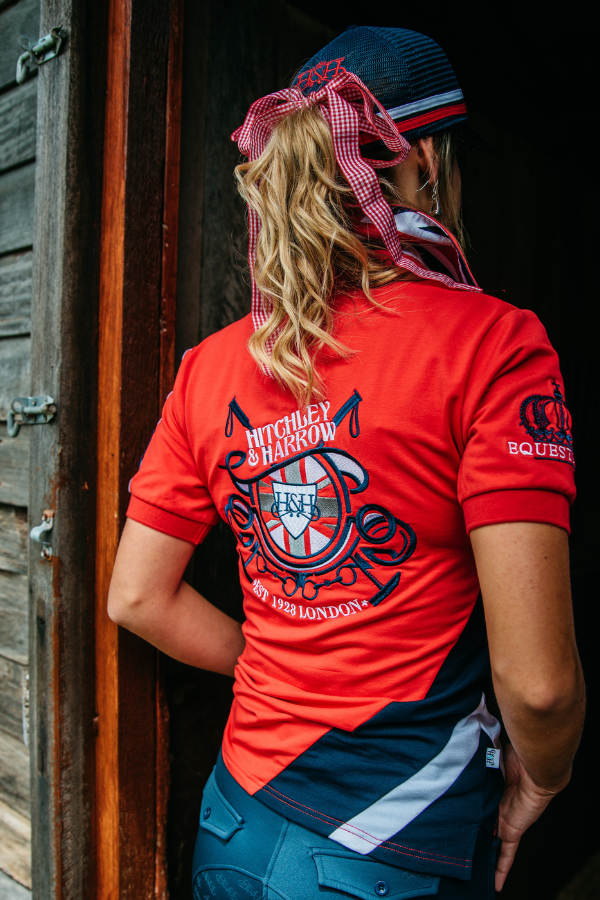 Equestrian Collection - EQ01-8 Red and Navy