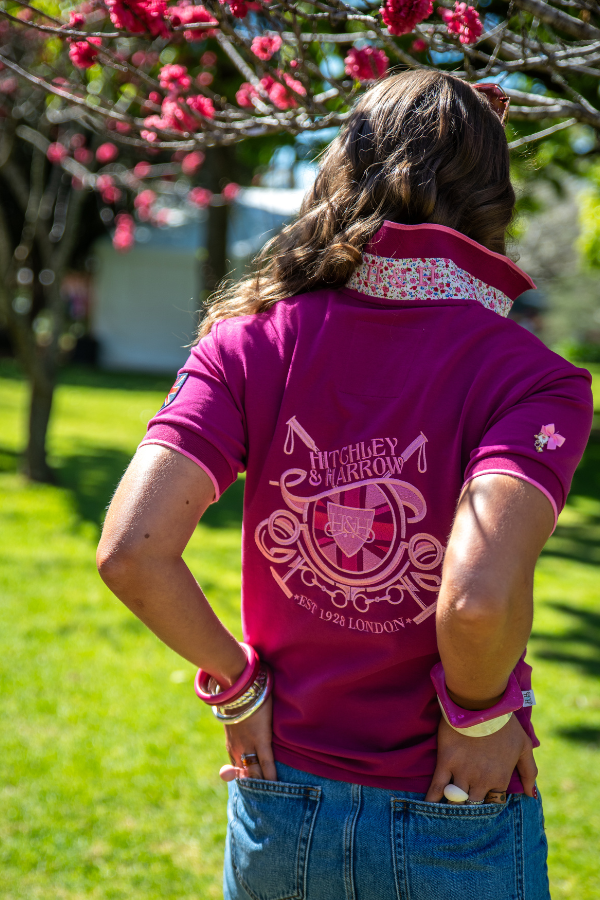 Loose Fit Polo - EL123 - Cerise