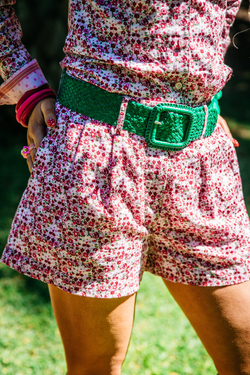 The LC Collection - Linen Shorts - LS01-2004 Liberty Print