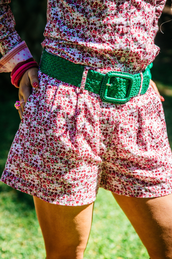 The LC Collection - Linen Shorts - LS01-2004 Liberty Print