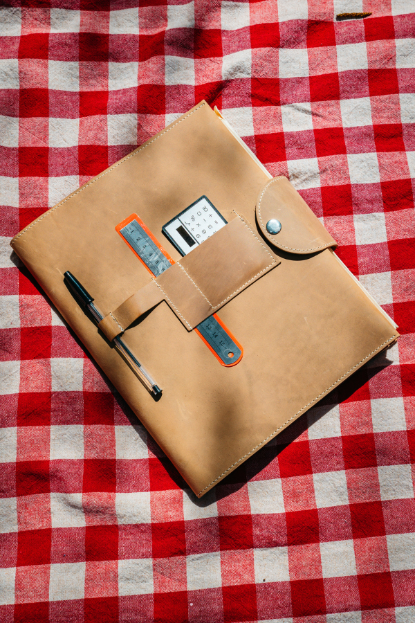 Log Book Cover - Tobacco
