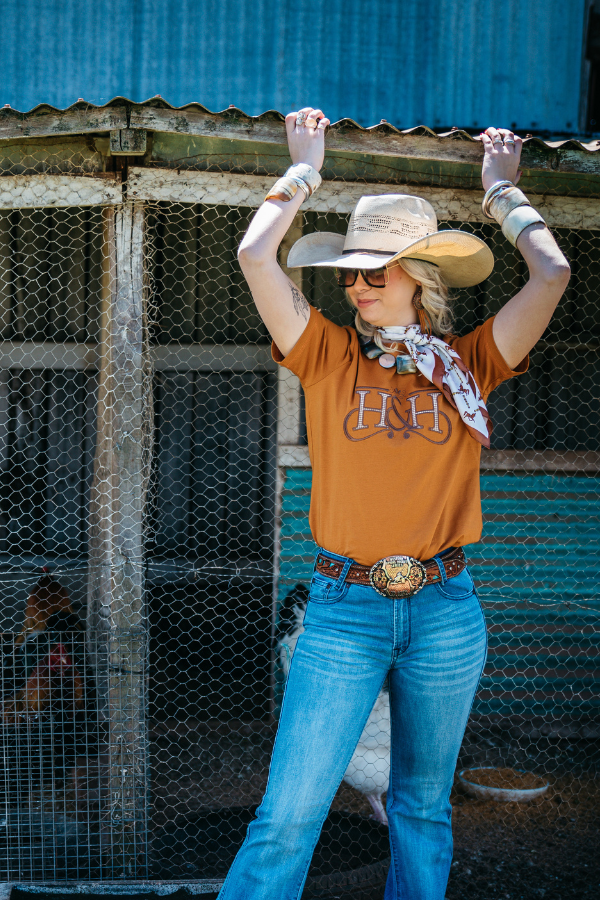 T Shirt - TS34 Mustard H&H Logo