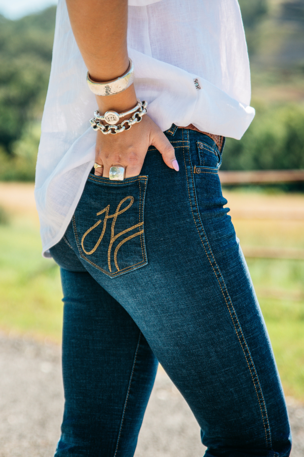 Trouser - SR2210 "Tallahassee" Tan Stitch Jeans