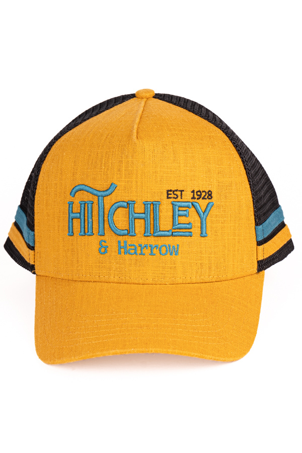 Trucker Cap - Mustard, Black, and Turquoise