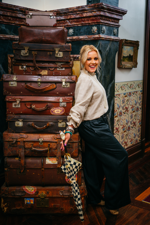 Linen Collection LC13 4 Black Wide Leg Linen Pants Hitchley Harrow