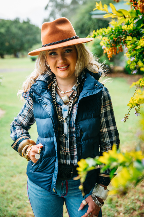 Equestrian Collection - EQ13-2000 Navy Puffer Vest