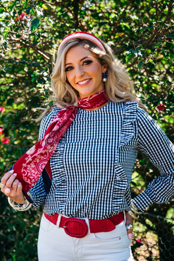 Wisteria Lane - WL222-1 Navy Check