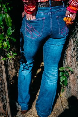 Trouser - SR2212 "Chicago" Hot Pink Jeans
