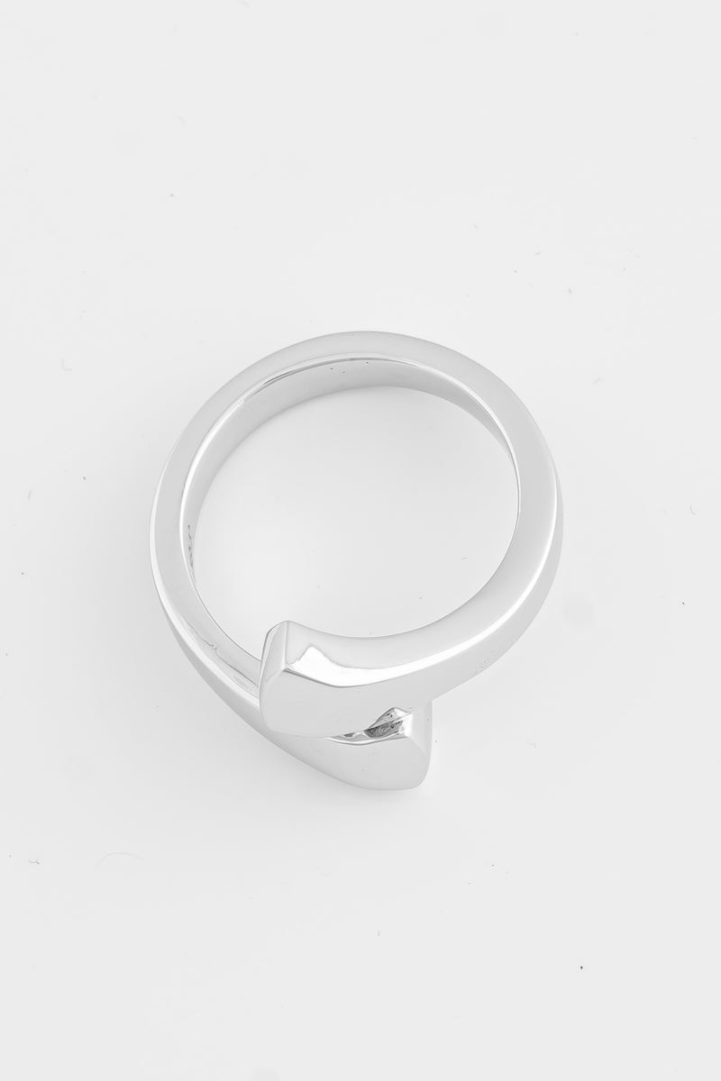 Horseshoe Nail Ring with Stone - SignatureSpurs.com