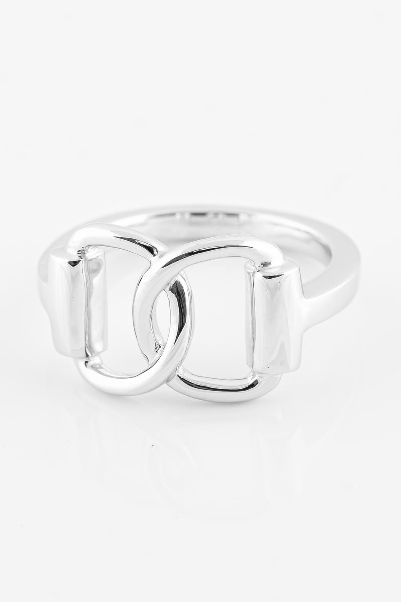 SS19 Silver Snaffle Bit Ring