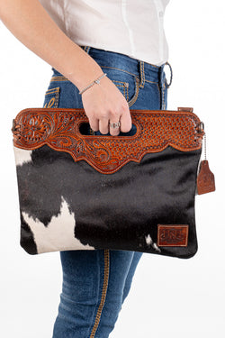 Hide and Tooled Clutch #HTC28