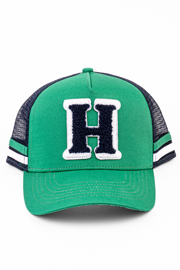 Trucker Cap - Emerald Varsity Style