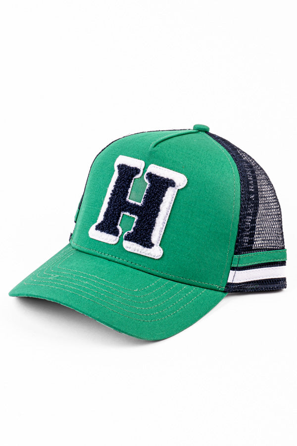 Trucker Cap - Emerald Varsity Style