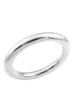SS03 Silver Hammered Bangle