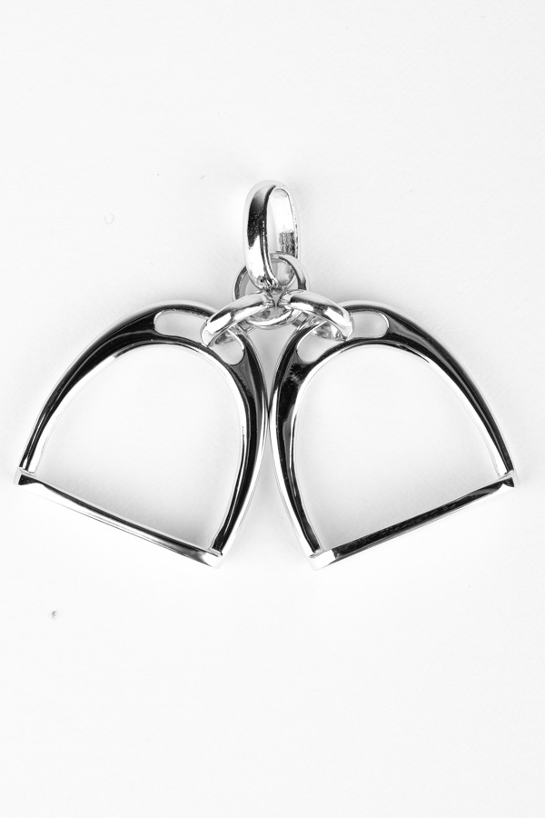 SS30 Double Solid Stirrup Pendant